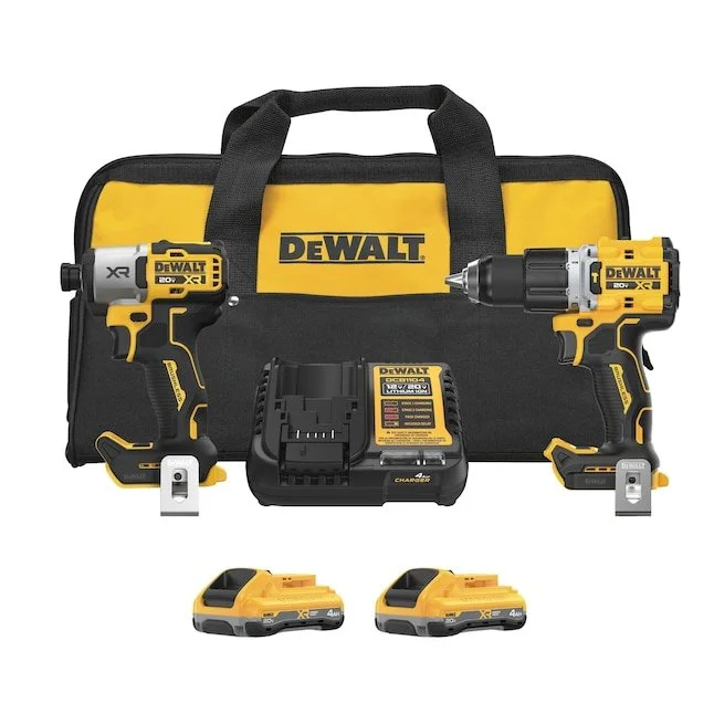 Save $40 on DEWALT 20V MAX Brushless 2 Tool Combo Kit Deal