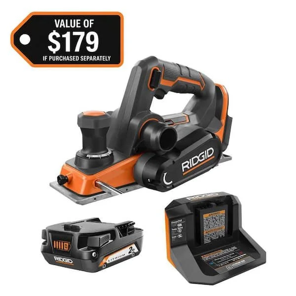 48% Off RIDGID 18V Brushless Planer Kit Save $148