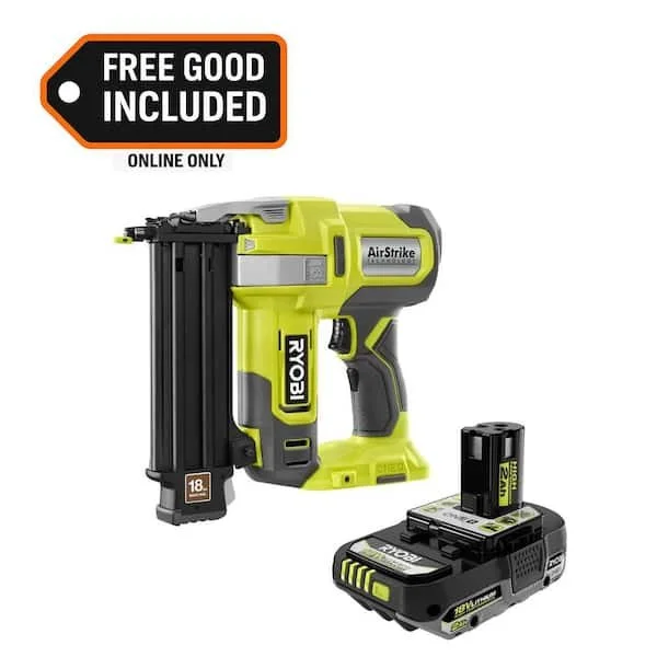 37% Off RYOBI 18V Brad Nailer and Free Battery Deal