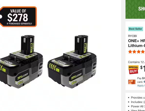 RYOBI Spring Black Friday Deals Today Save Up to 55%