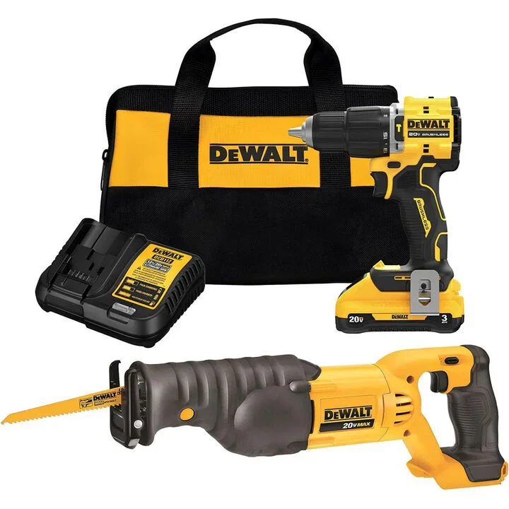 Save 34% DeWalt Atomic Hammer Drill and Saw Kit $229