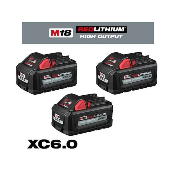Save $190 Milwaukee M18 6.0Ah Battery 3 Pack Deal