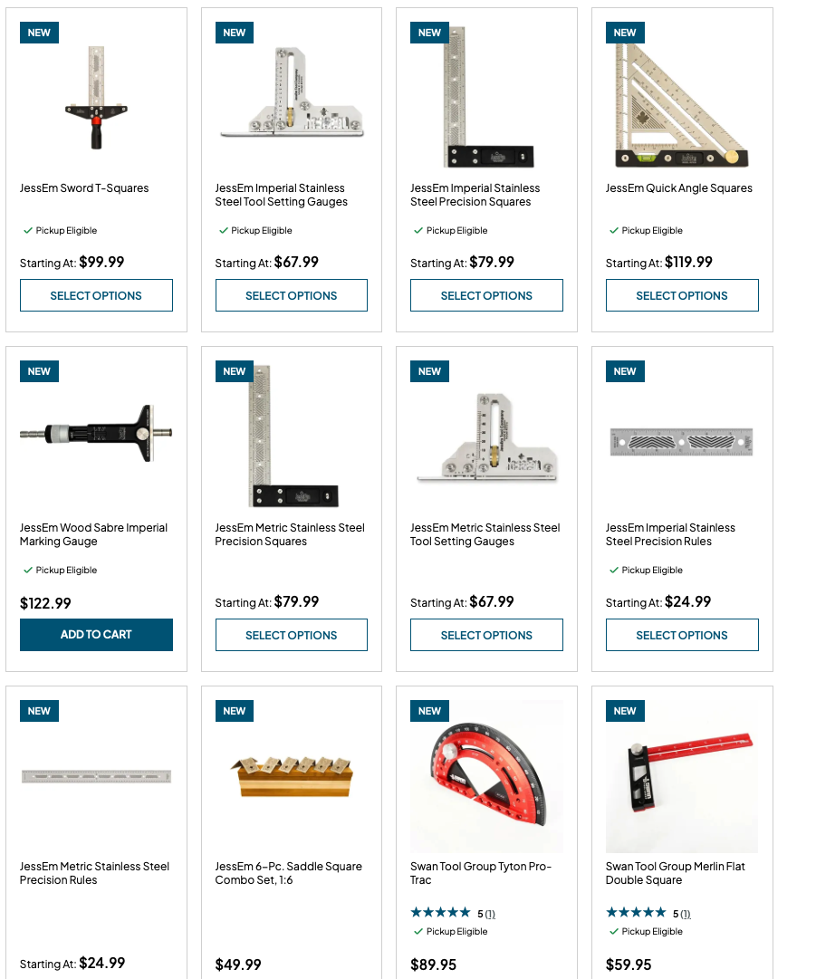 JessEm Woodworking Hand Tools Now In Stock at Rockler