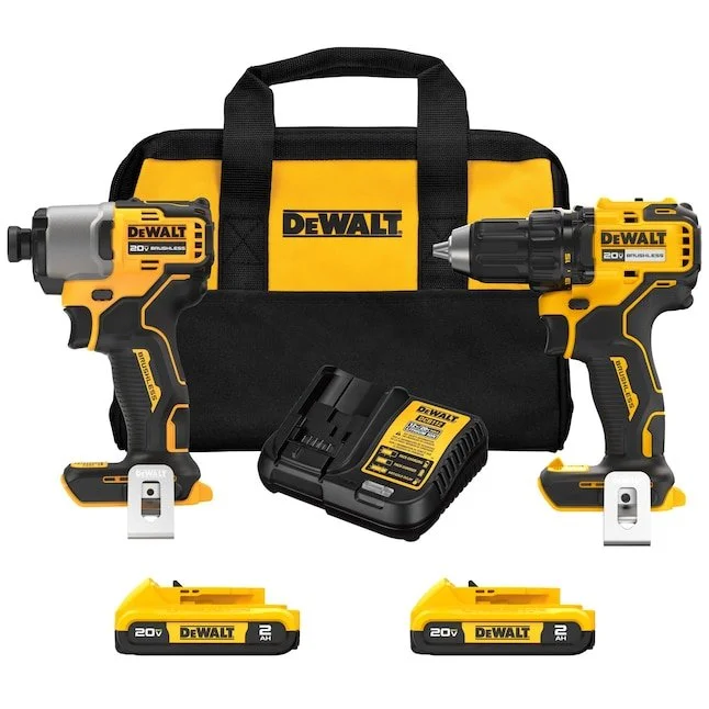 Save $80 DEWALT 20V Brushless 2 Tool Combo Kit Today Only
