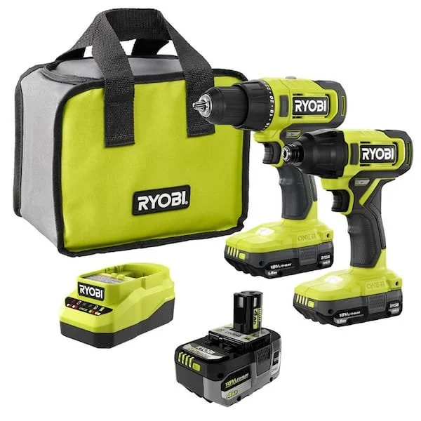 Today Only Save $99 Ryobi ONE+ 2 Tool Combo Kit Deal