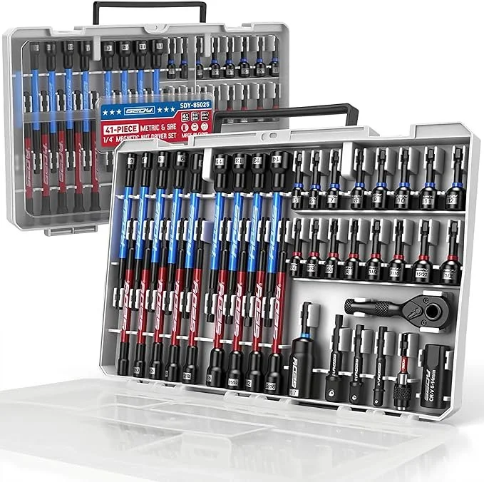 Save 17% Magnetic Impact Nut Driver 41pc Set Deal