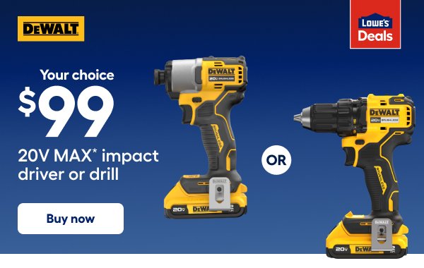 Save $100 on DEWALT Cordless Tools for $99 Limited Time