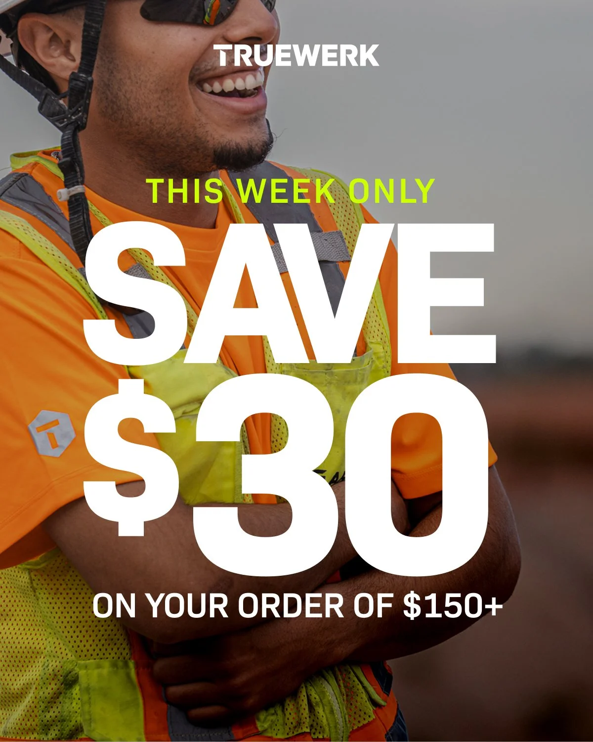Save $30 on Truewerk Workwear Orders Over $150 Today