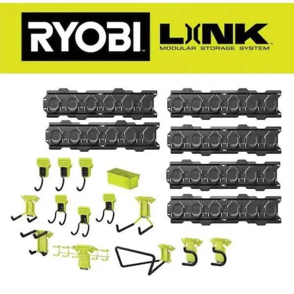 21% Off RYOBI LINK 20 Piece Wall Storage Kit Deal