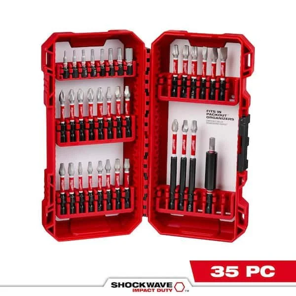 Save 30% on Milwaukee SHOCKWAVE 35 Piece Bit Set Deal
