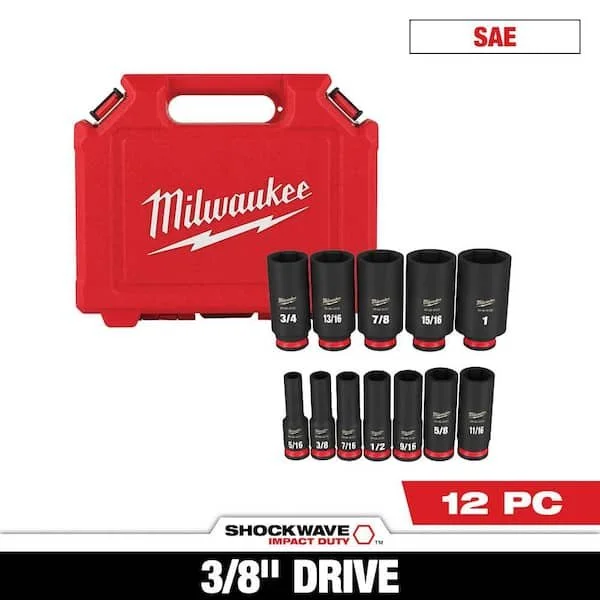 41% Off Milwaukee 12 Piece Impact Socket Set Deal