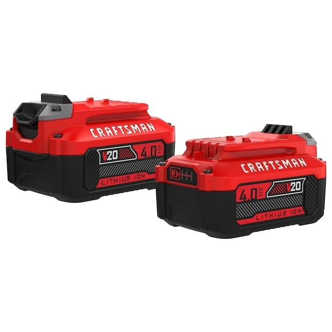 Today Only $80 Off Craftsman V20 2 Pack 4.0Ah Battery Deal