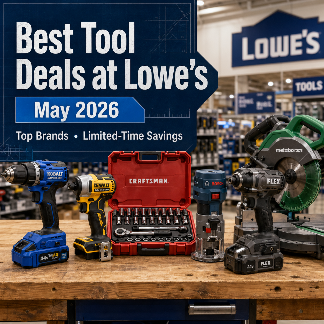 Best Lowe's Tool Deals: Updated May 2026
