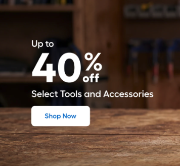 Save Up To 40% on Select Tools &amp; Accessories at Lowe’s