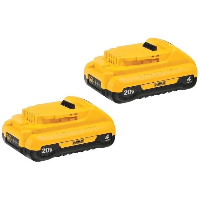 $140 Off DEWALT 20V 4Ah Battery 2 Pack Deal ⚡