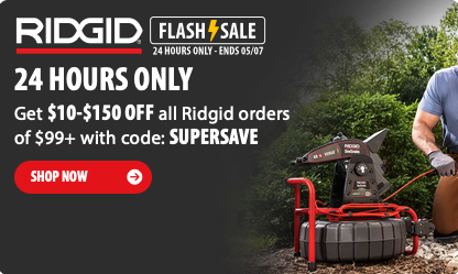 Today Only Save up to $150 on RIDGID Tools 🛠️