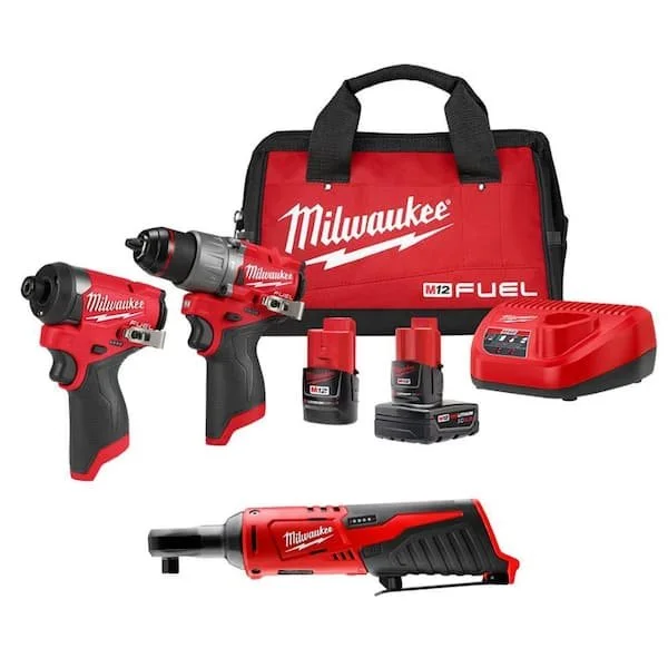 Today Only Save $170 on Milwaukee M12 FUEL Combo Kit