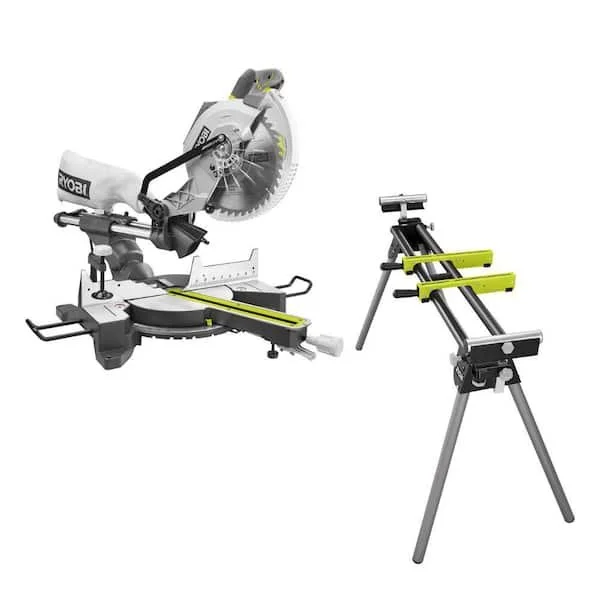 Today Only Save $149 on RYOBI 10 in. Miter Saw and Stand 🛠️