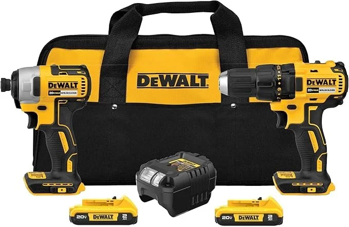39% Off DeWALT 20V MAX Brushless 2 Tool Combo Kit Save $96