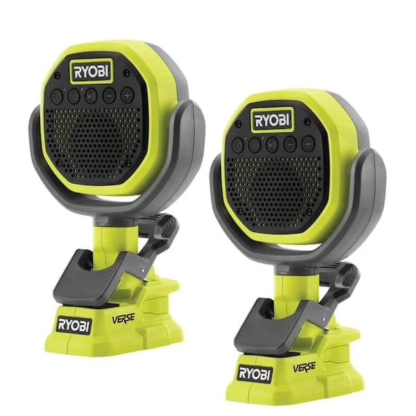 Today Only RYOBI VERSE Speaker 2 Pack Save $73.21