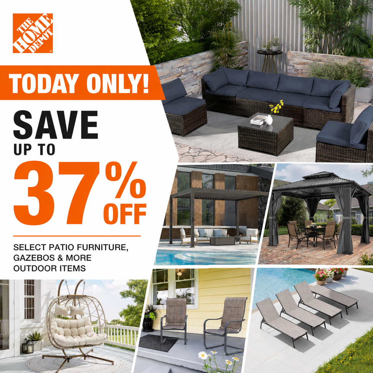 Today Only 37% Off Home Depot Patio Deal ☀️