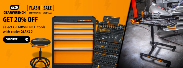 Today Only: Save 20% on GEARWRENCH Tools