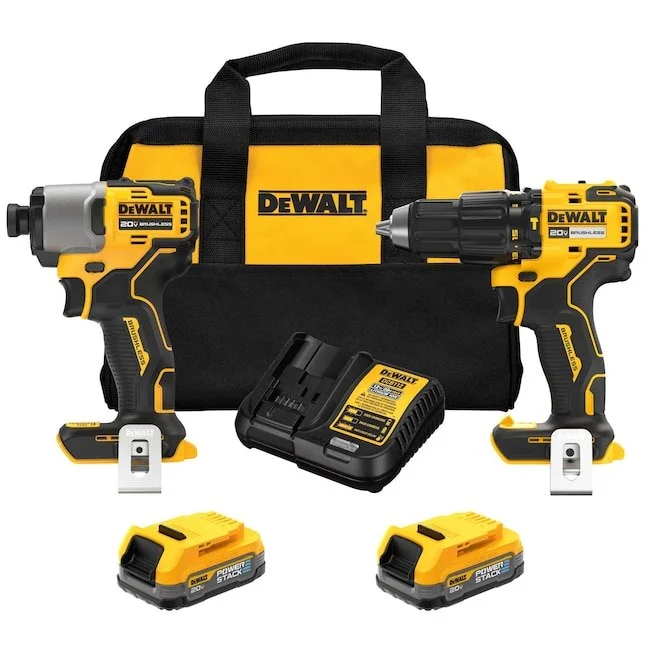 Today Only: DEWALT 20V 2 Tool Combo Kit Save $100