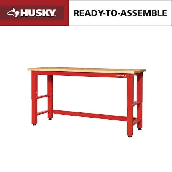 Today Only: Husky 72 in Adjustable Workbench 25% Off