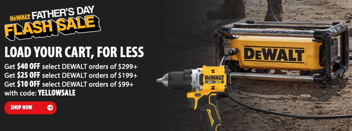 Today Only: Save Up to $40 on DEWALT at Acme Tools