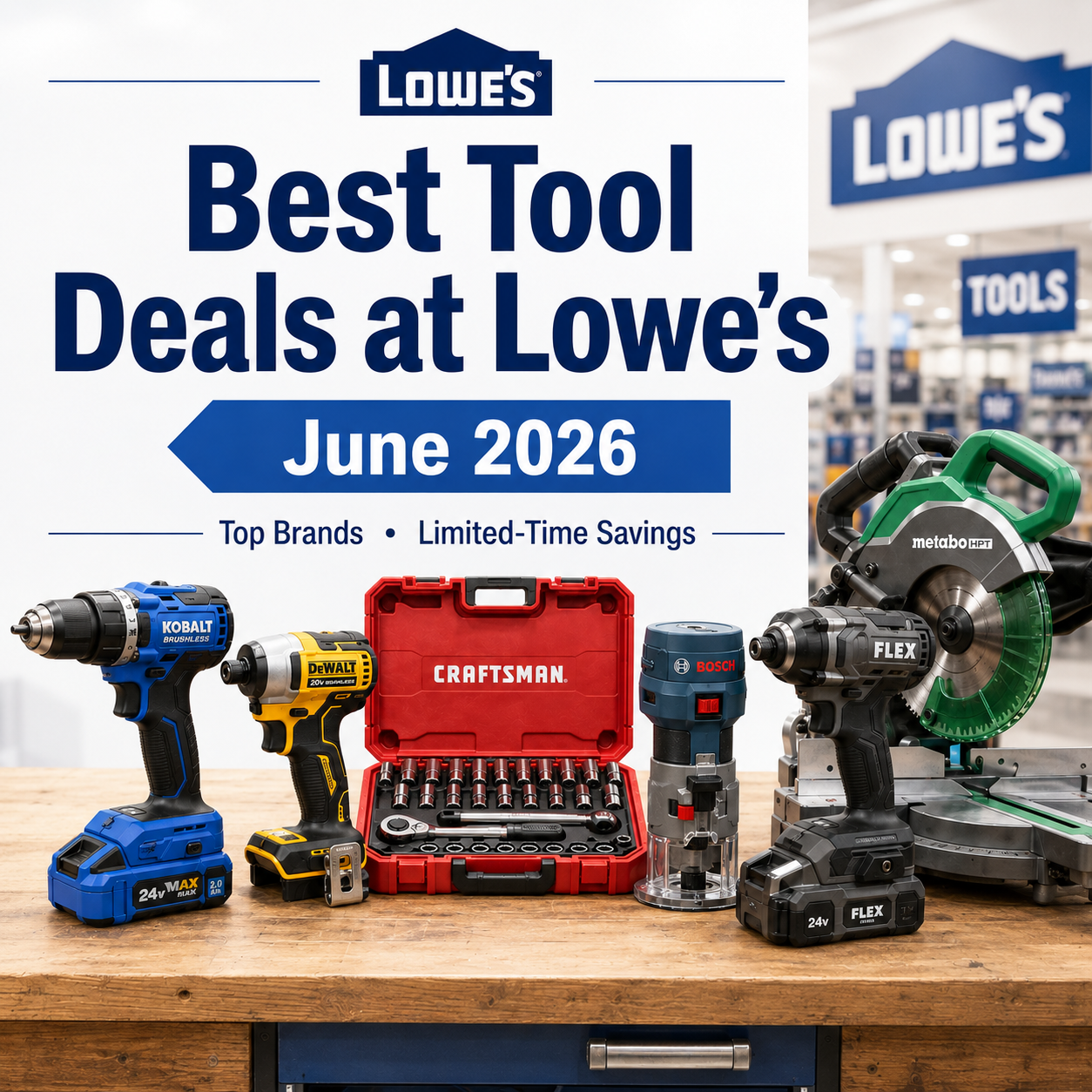 Best Lowe's Tool Deals: June 2026