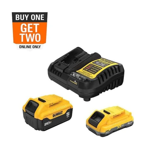 DEWALT 20V MAX Starter Kit + 2 FREE Tools: Save 23%