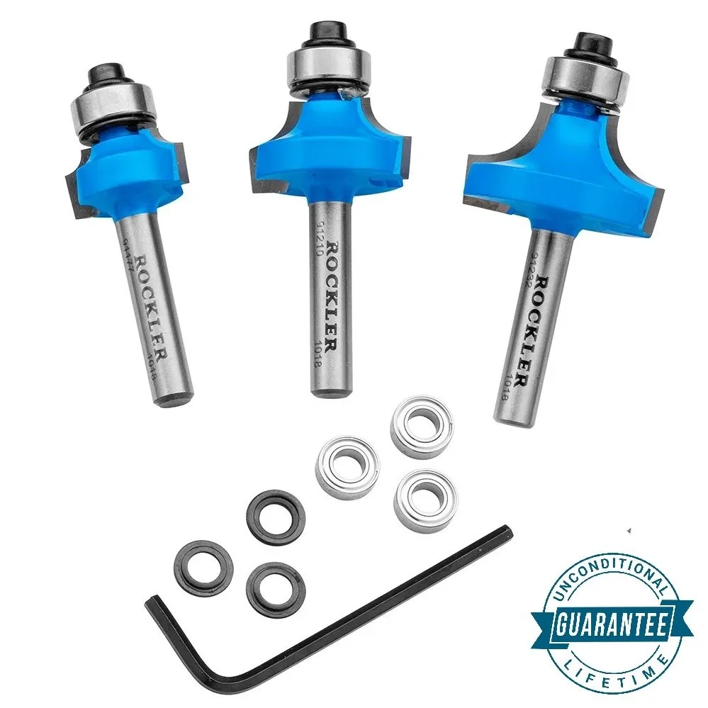 Rockler Roundover Beading Router Bit Set: Save $30
