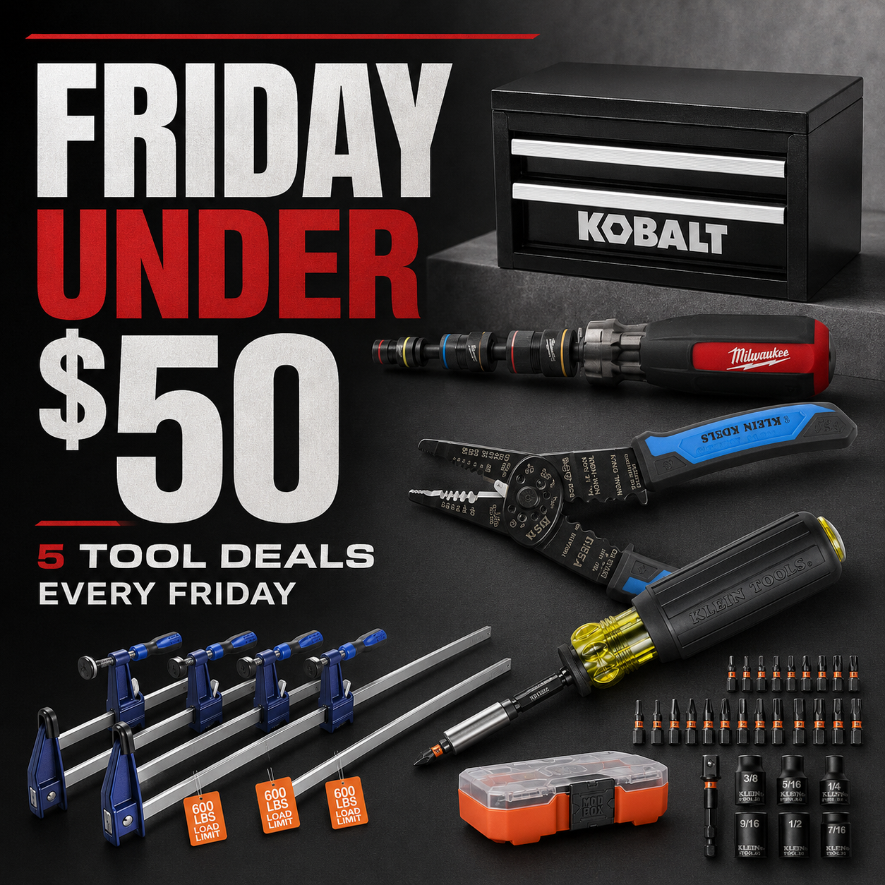 Friday Under Fifty: 5 Killer Tool Deals Under $50
