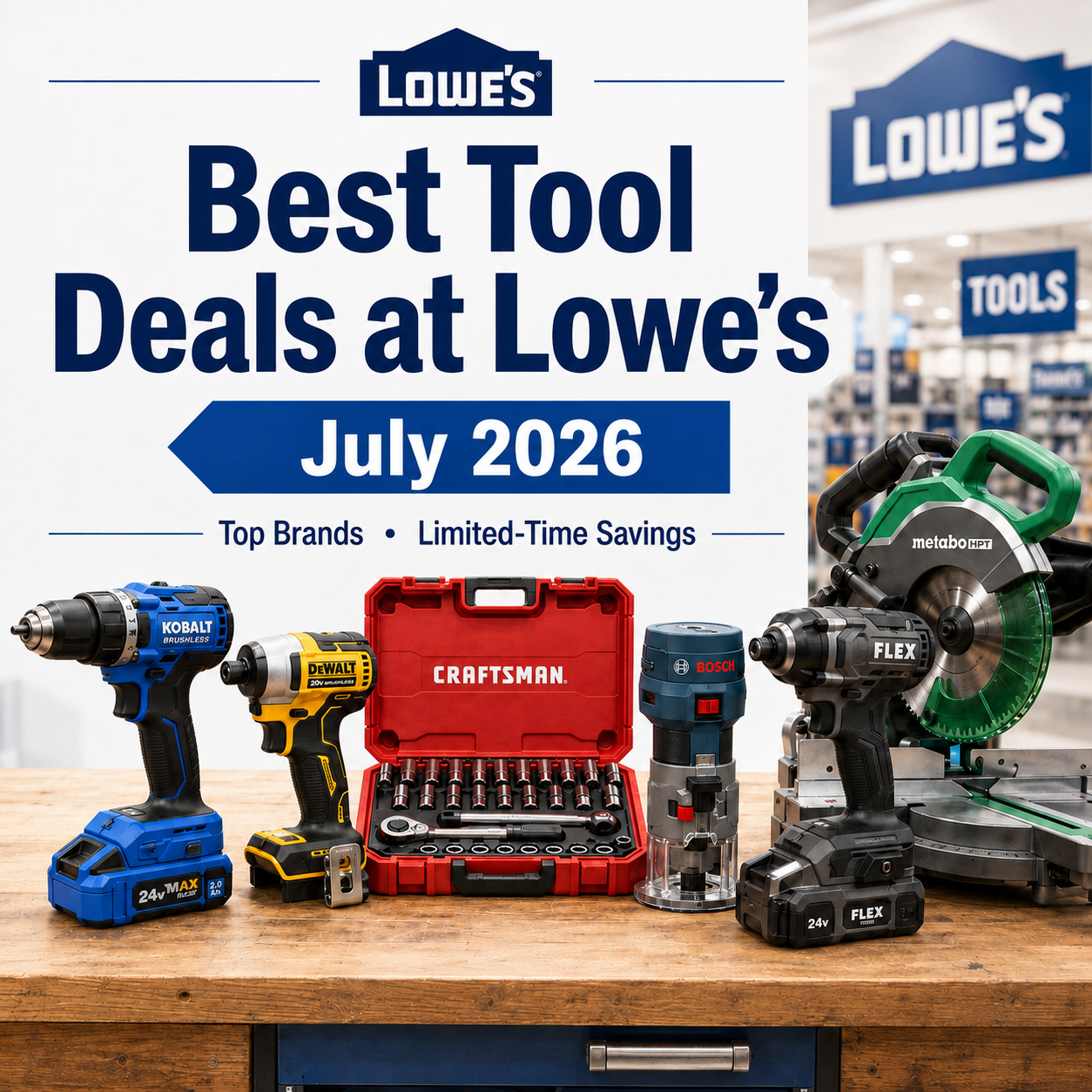 Best Lowe's Tool Deals: July 2026