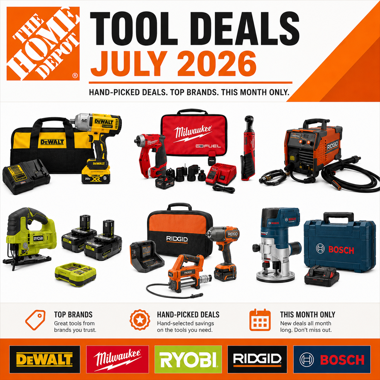 Best Deals at The Home Depot: July 2026