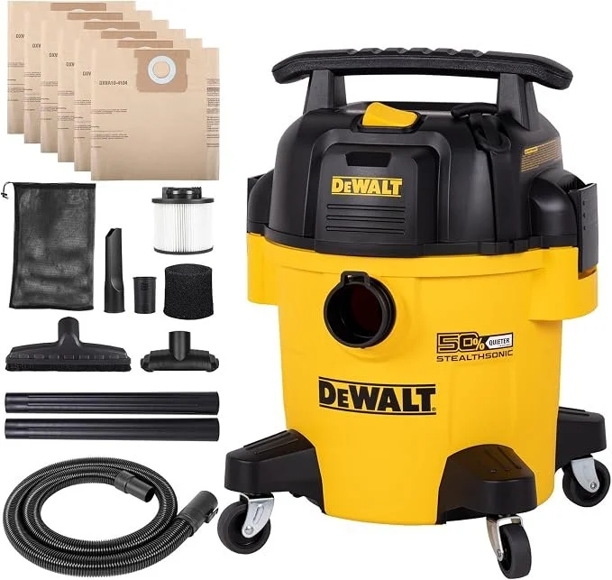 DEWALT Stealthsonic 5 Gal Quiet Shop Vac 20% Off Deal