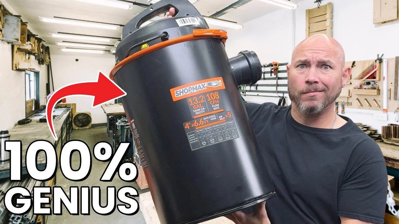 I Found the BEST Dust Collection for Small Shops (genius)