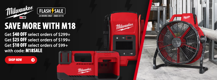 Today Only: Save Up to $40 on Milwaukee at Acme