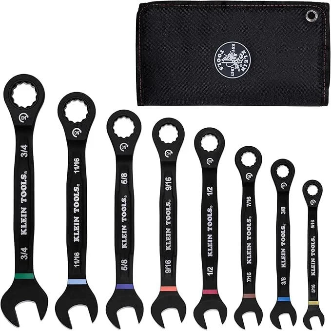 Klein Tools 8 Pc Ratcheting Wrench Set 44% Off Deal