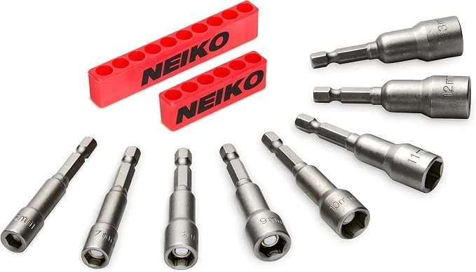 NEIKO 8 Pc Magnetic Impact Nut Driver Set: 24% Off