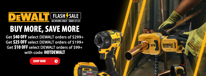 Save Up to $40 Off DEWALT at Acme Tools Limited Time