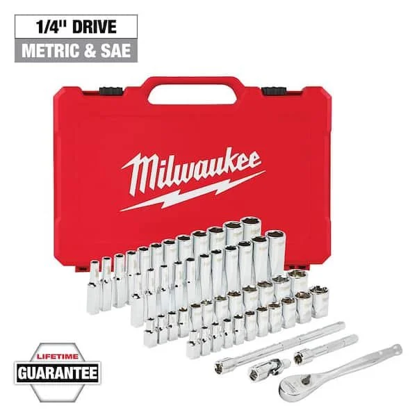 Today Only Milwaukee 50 Pc Ratchet Set Save 36%