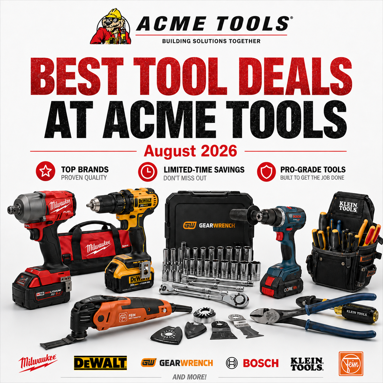 Best Acme Tools Deals: August 2026
