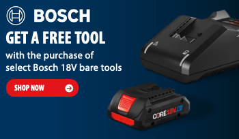 FREE Bosch 18V Starter Kit With Bare Tool Purchase Deal