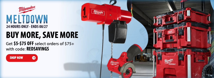 Today Only: Save Up To $75 On Milwaukee Tools