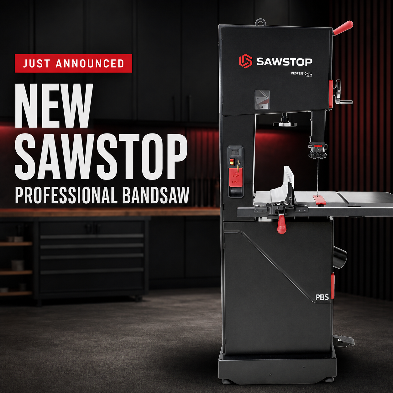 The New SawStop Bandsaw First Look