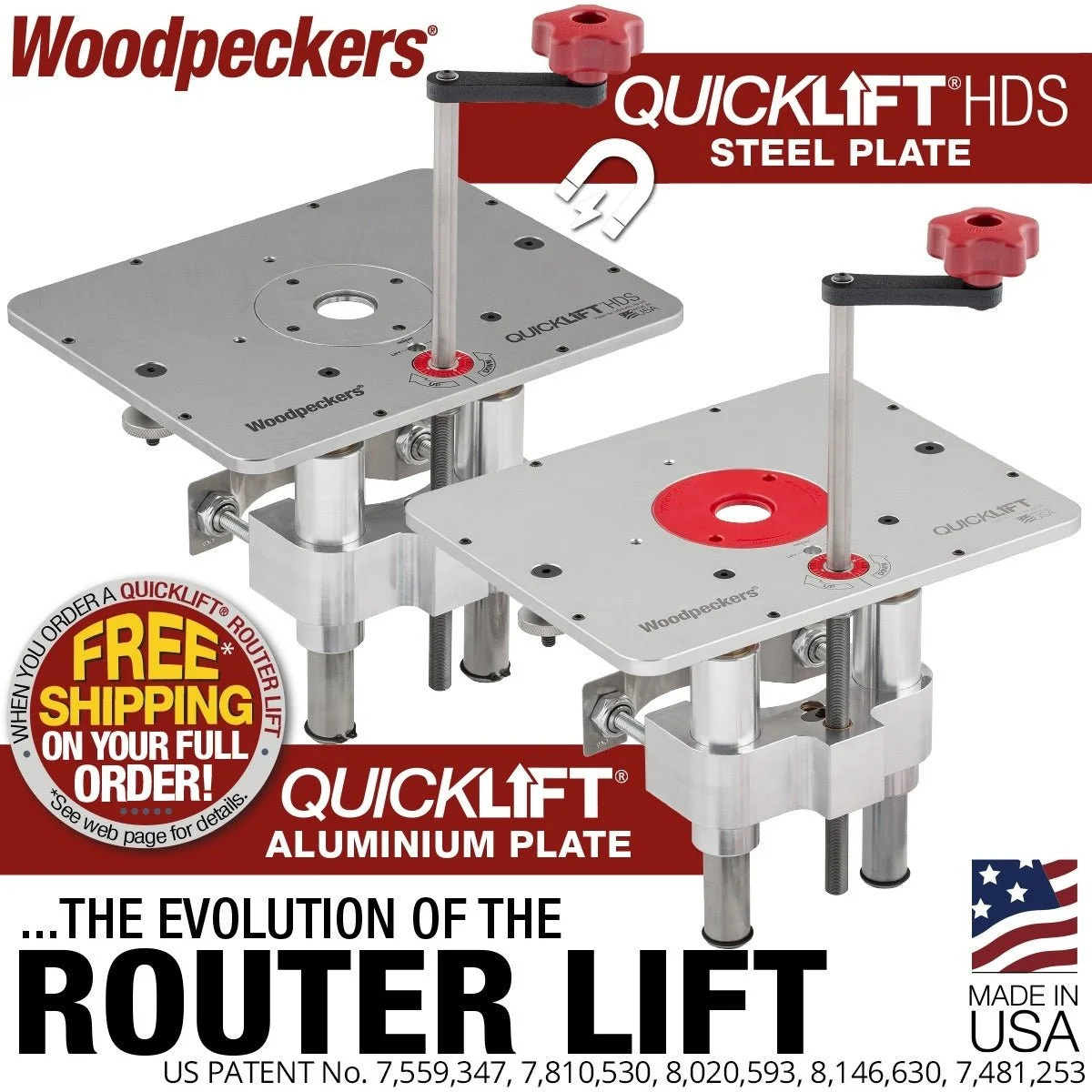 Woodpeckers QuickLift 420 Router Lift Deal: Save $41