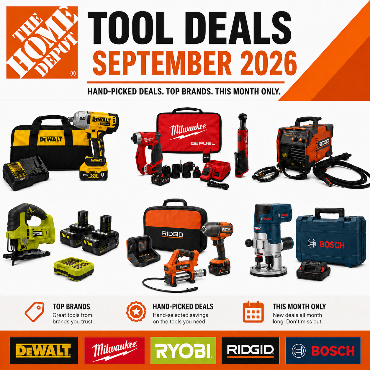 Best Deals at The Home Depot: September 2026
