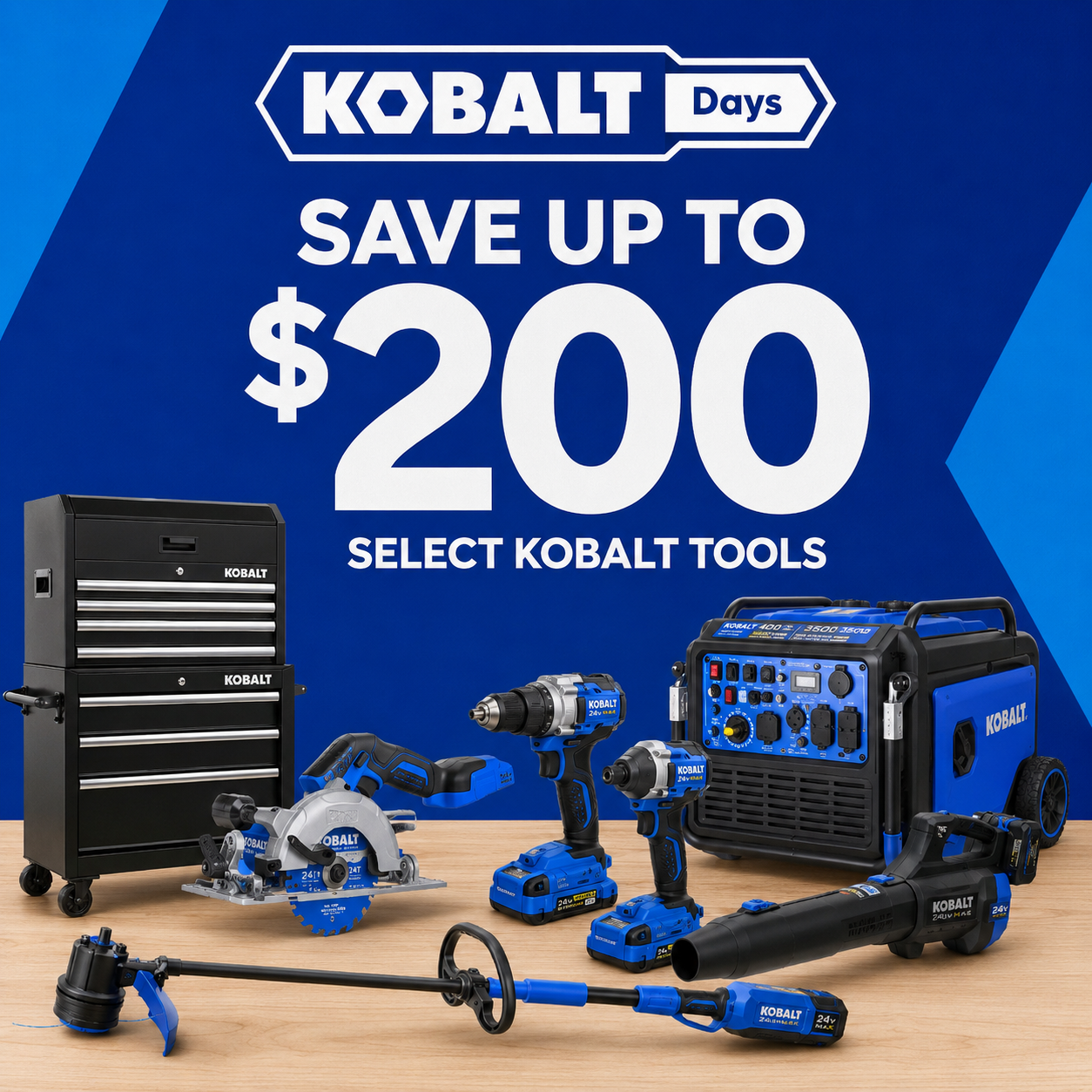 Kobalt Days at Lowe's: Save Up to $100 Off Tools