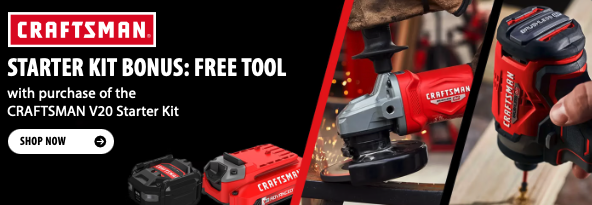 CRAFTSMAN V20 Battery Kit $139 Deal: Free Bare Tool